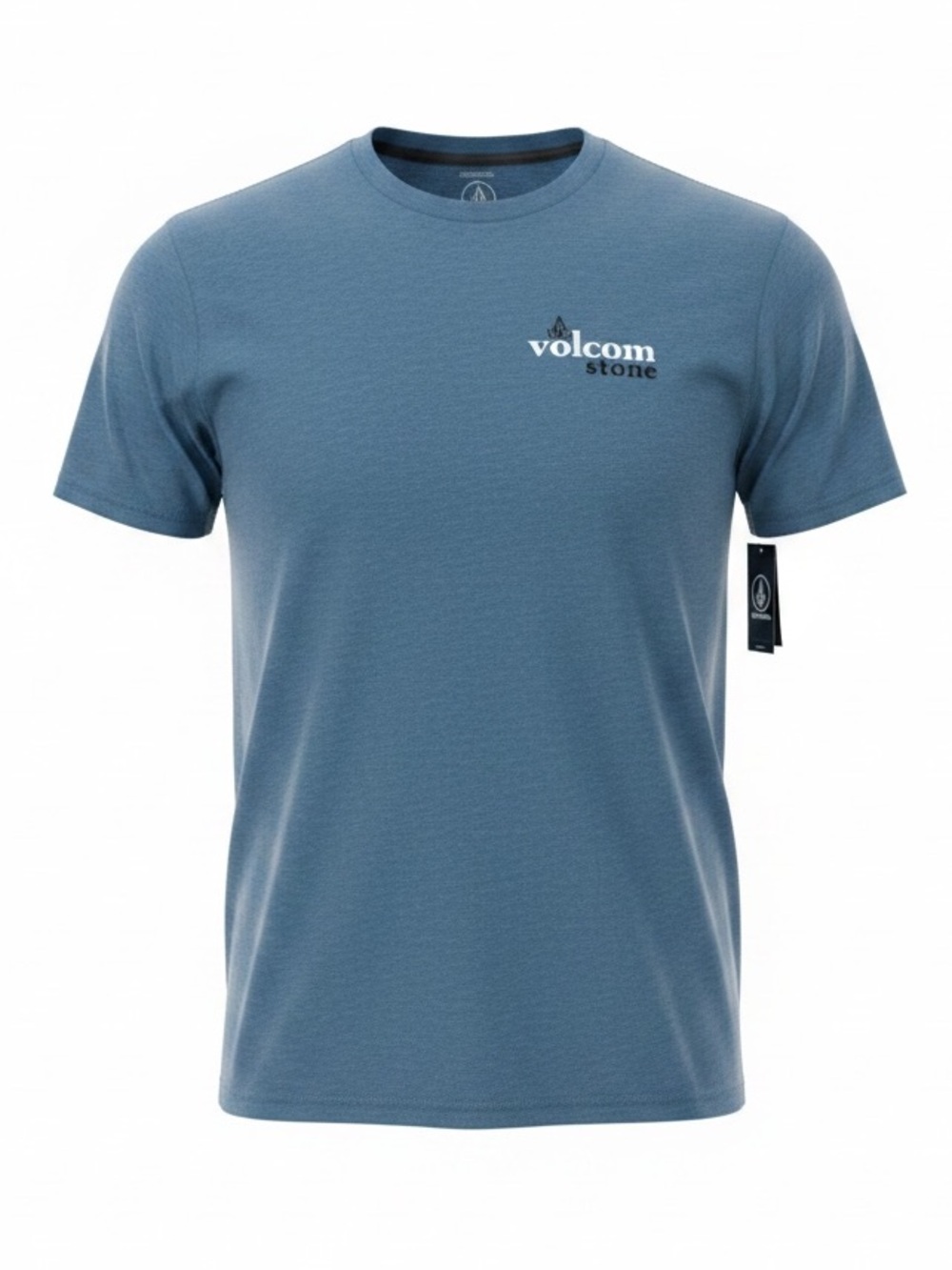 Volcom Men’s Blue Heather Modern Fit Graphic Tee